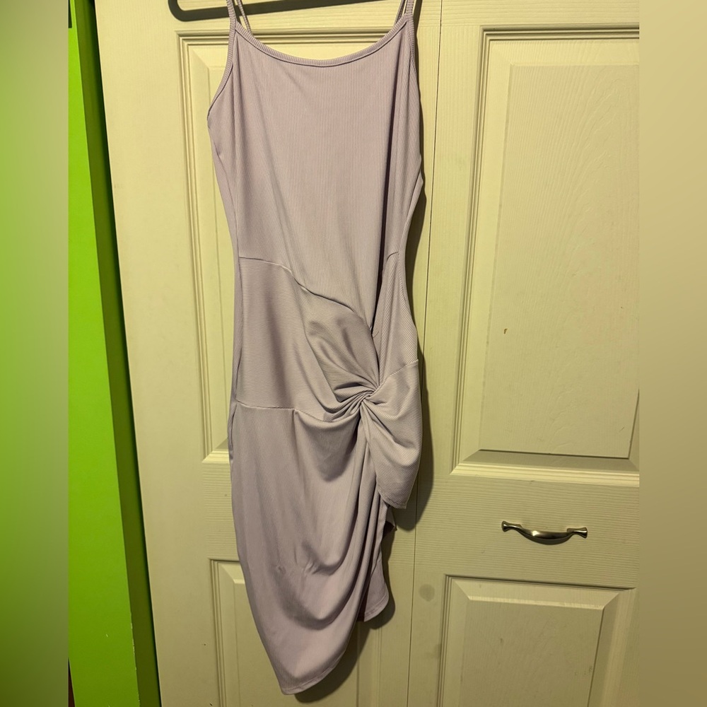 Lavender Knot Bodycon Dress